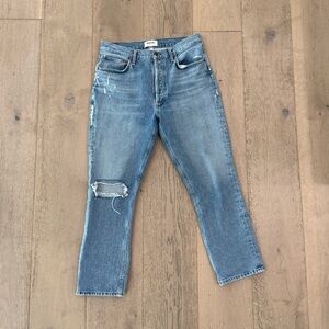 Riley High Rise Straight Crop in Endeavor
AGOLDE - size 28